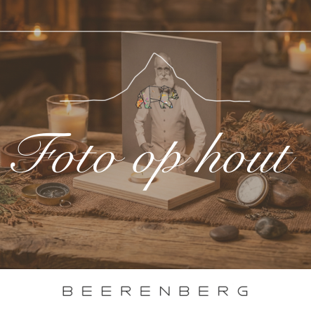 Foto op hout