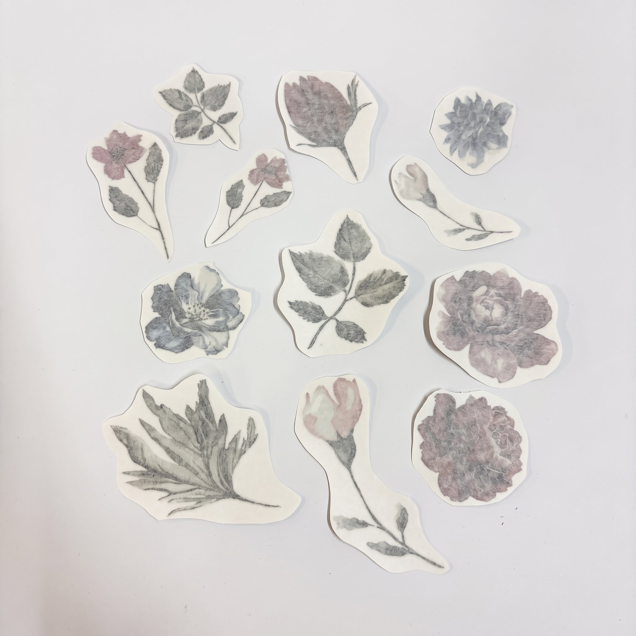 Antieke rozen - Afscheidstickers