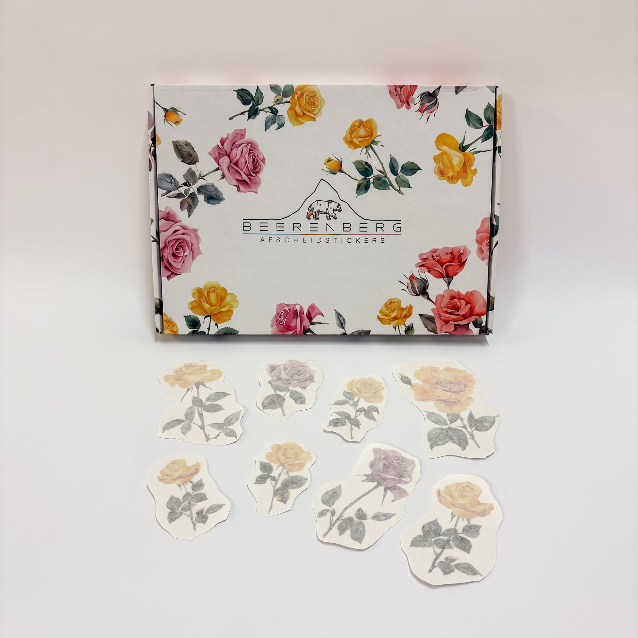 Jonge rozen - Afscheidstickers