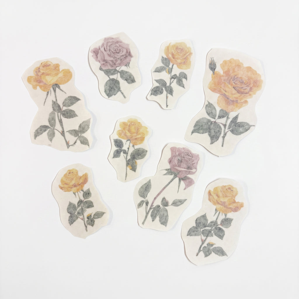 Jonge rozen - Afscheidstickers
