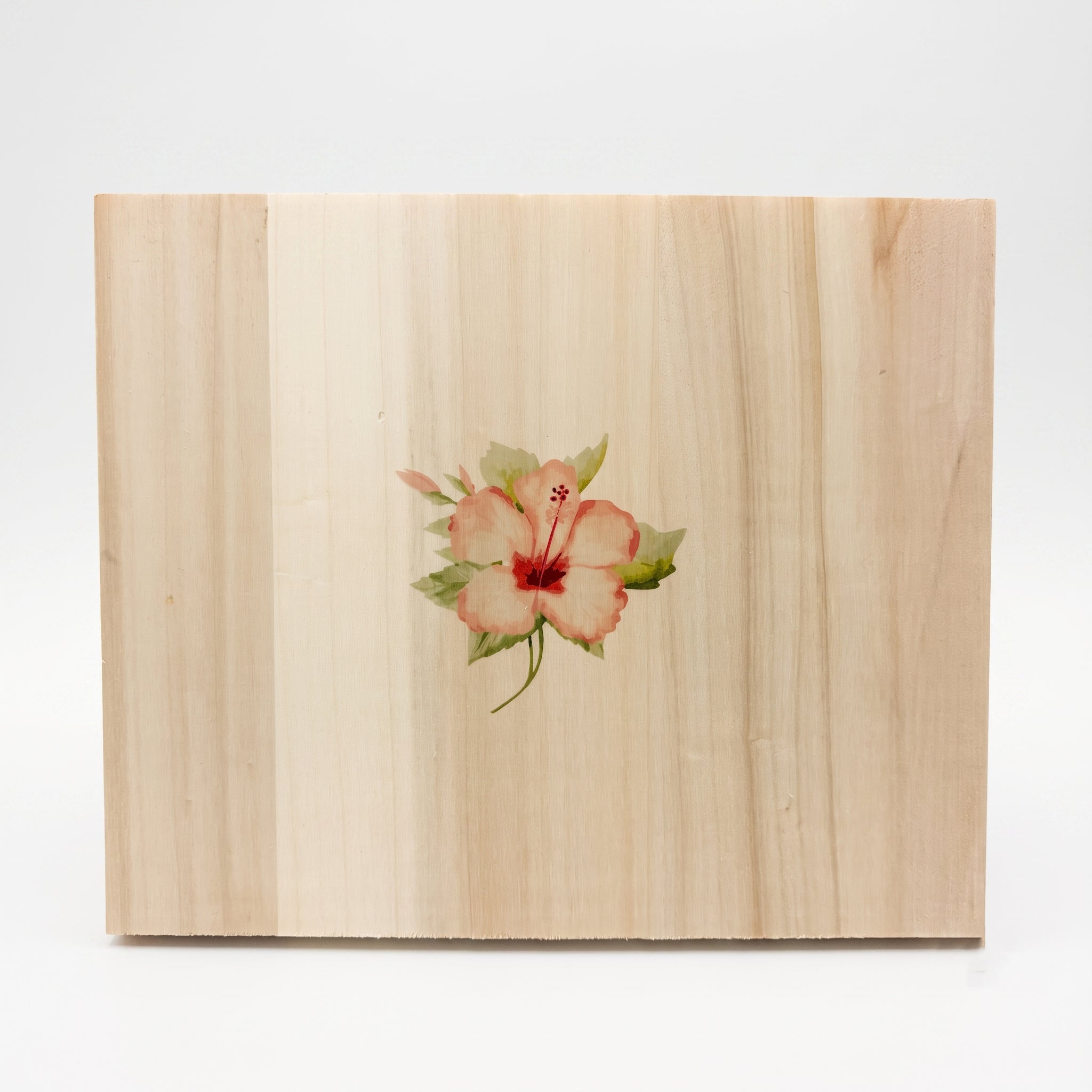Roze hibiscus - Afscheidstickers