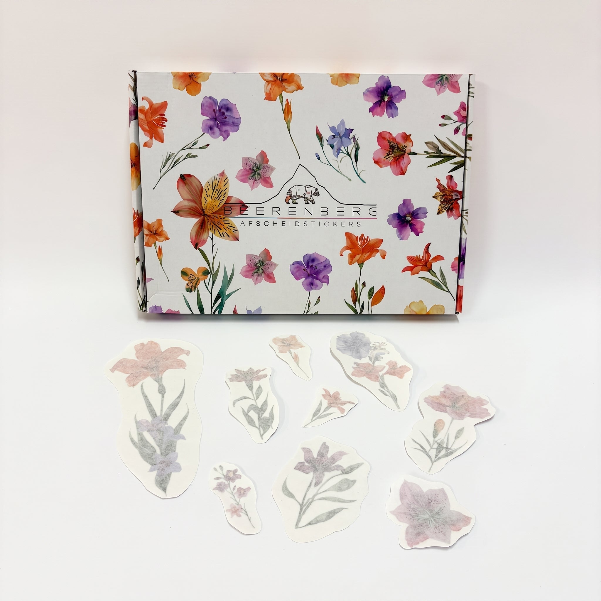 Weide bloemen - Afscheidstickers
