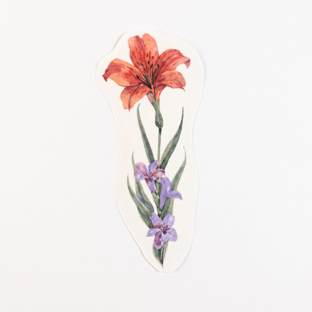 Weide bloemen - Afscheidstickers