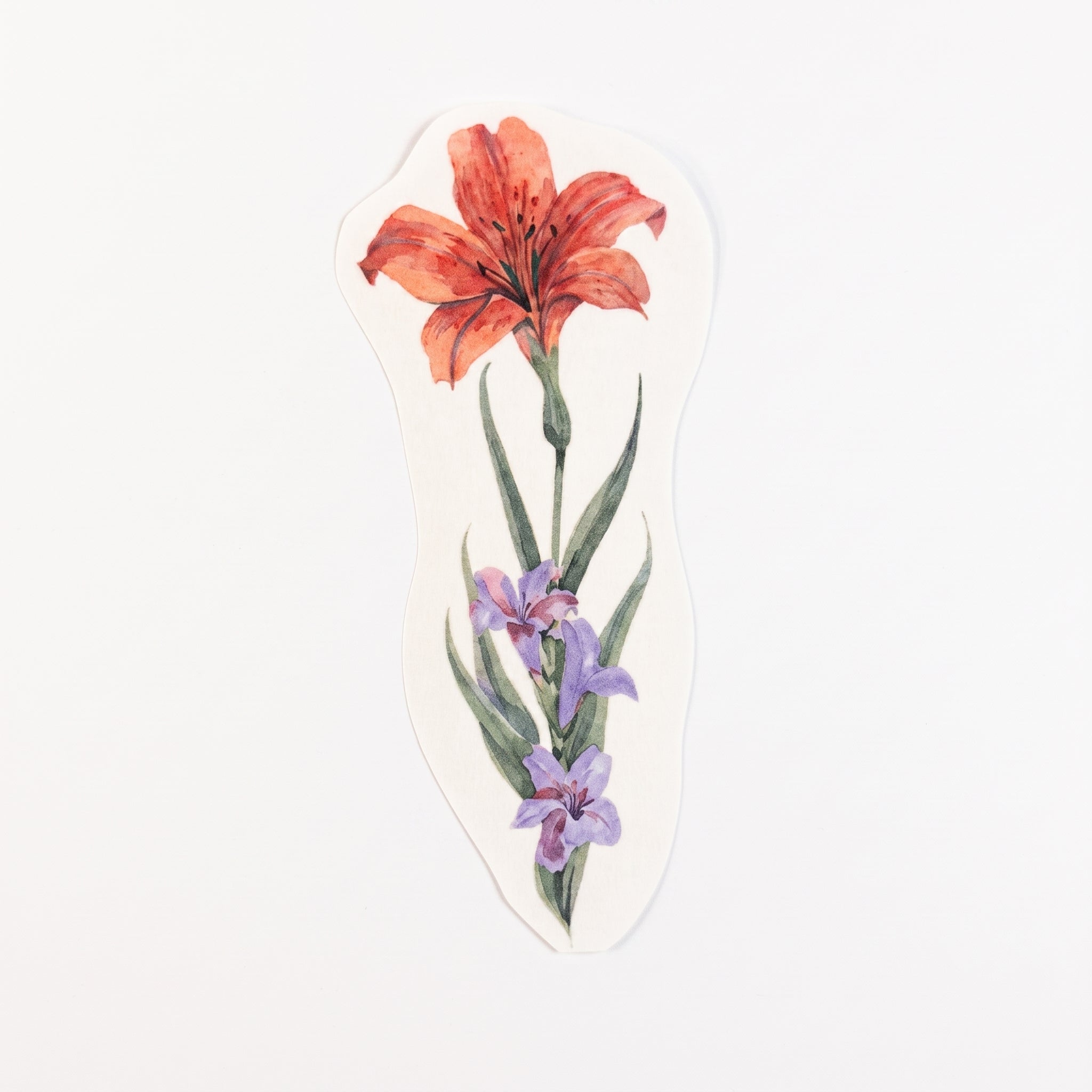 Weide bloemen - Afscheidstickers