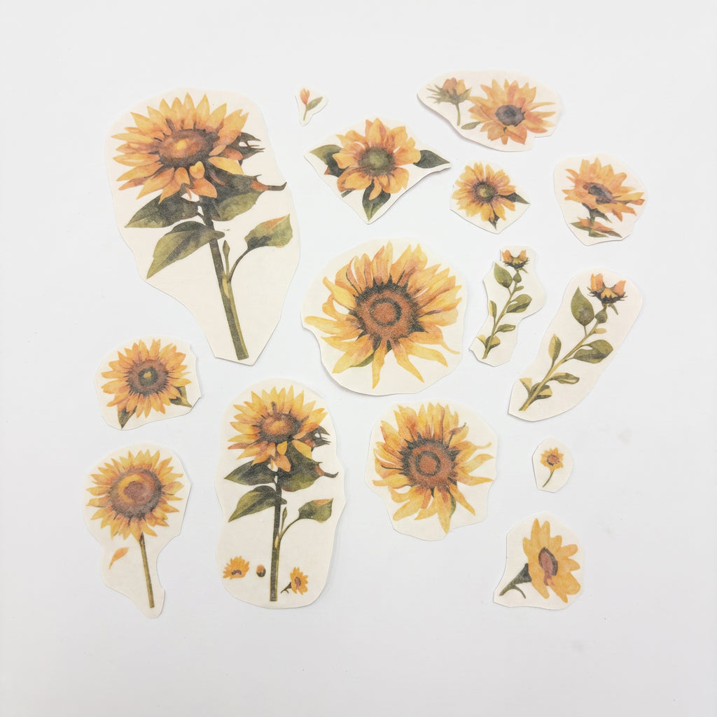 Zonnebloem - Afscheidstickers