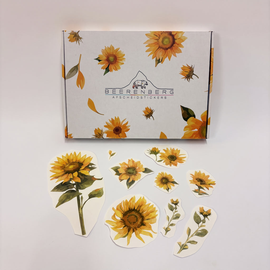 Zonnebloem - Afscheidstickers