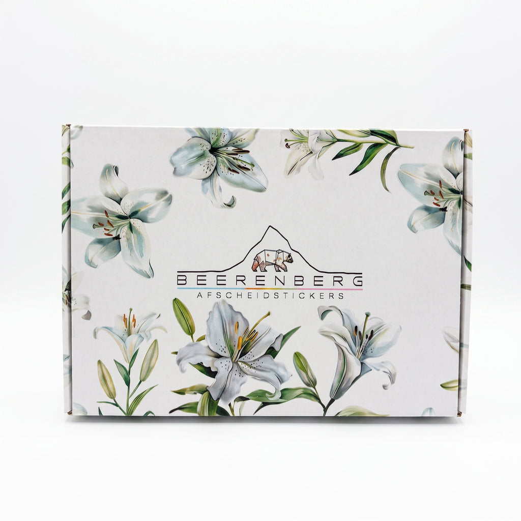 Witte lelie - Afscheidstickers