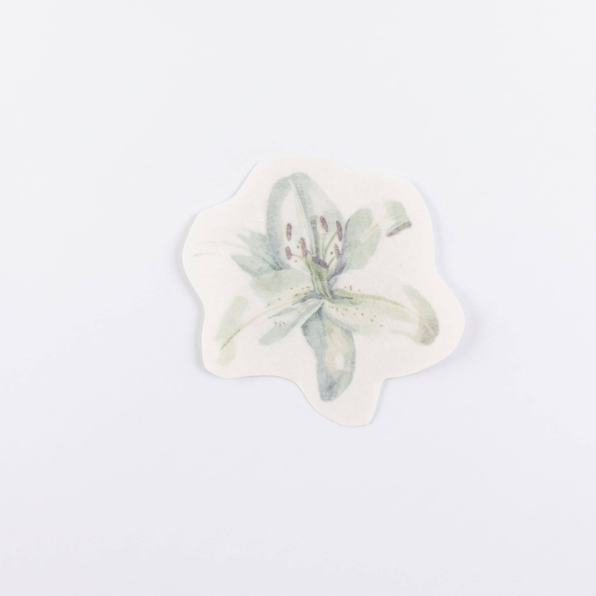 Witte lelie - Afscheidstickers