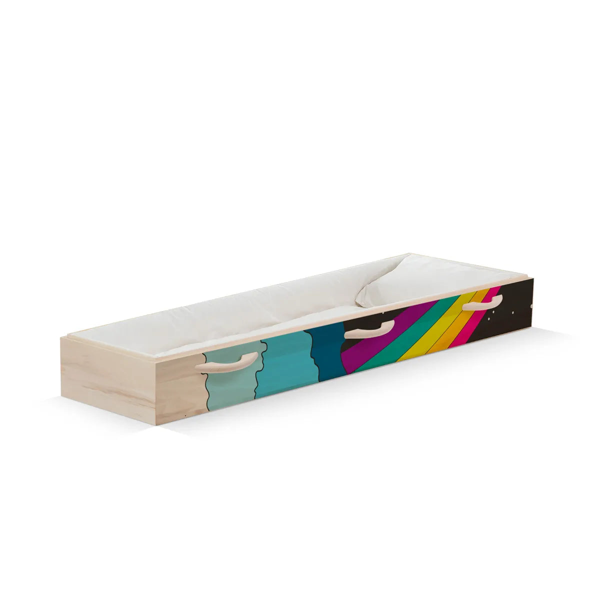 Retro gitaar regenboog