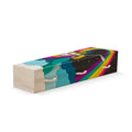 Retro gitaar regenboog