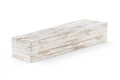 Oude witte planken