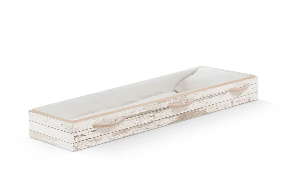 Oude witte planken