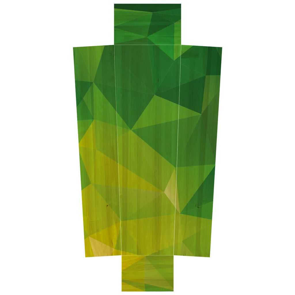 Groen polygoon abstract