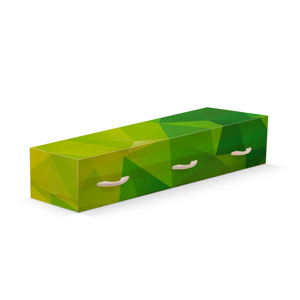 Groen polygoon abstract