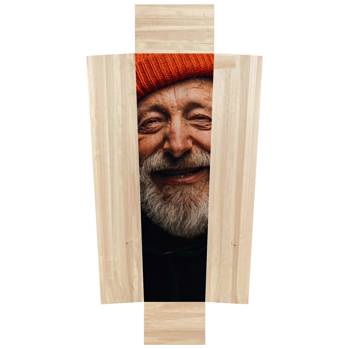 Foto op de deksel