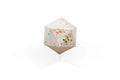 Polygoon urn rozen decoratie