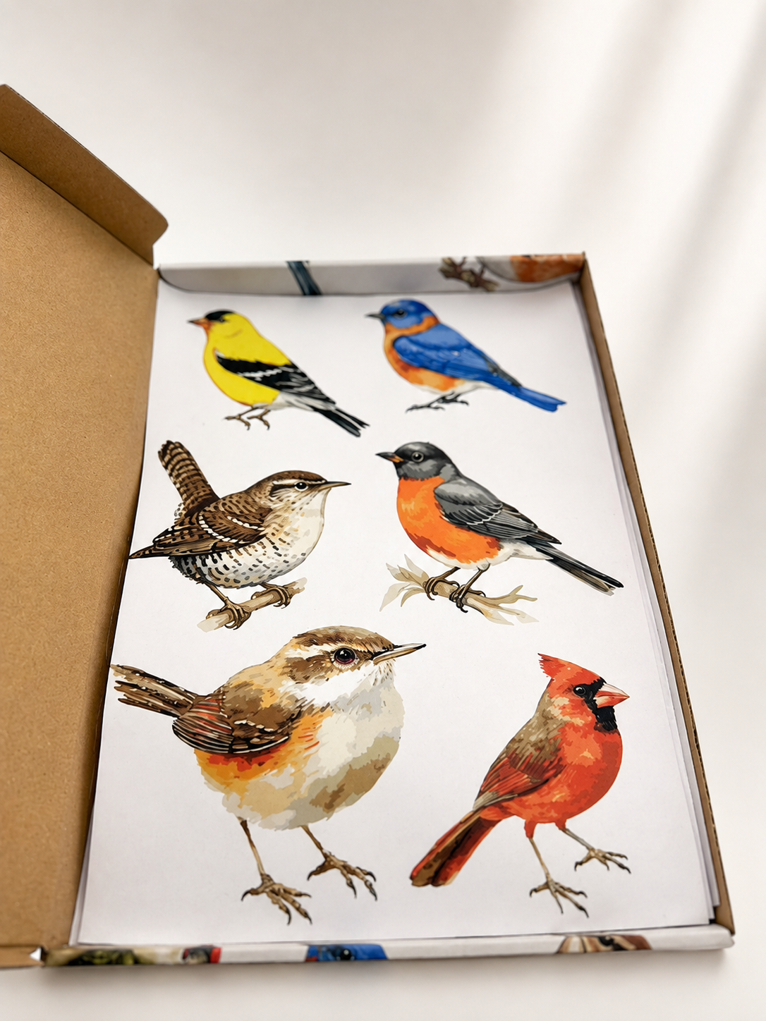 Vogels divers - Afscheidstickers